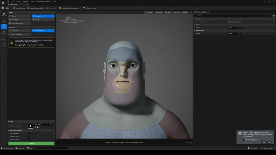 使用 MAYA 插件美化 METAHUMAN _ Unreal Engine 5.6 3-32 screenshot.webp