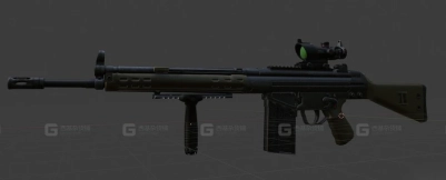 G3A3 - 《使命召唤》 G3A3 - Call to Arms 3D model