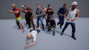 【UE】普通男性平民角色  Regular Male Civilian Character