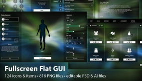 【UE】全屏扁平GUI+UI工具包