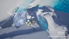 【UE】UIWS交互水体系统UIWS  Unified Interactive Water System v1.18