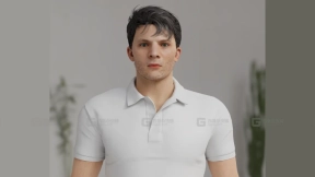 穿Polo衫的休闲男 Casual Guy In Polo Shirt