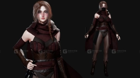 【UE】刺客少女模块化  Assassin Girl Modular