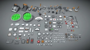 工业套件14号199件 Industrial Kitbash - 14 - 199 pieces