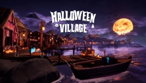【UE5.0】Stylized Halloween Village ( Stylized Stylised Halloween Halloween Village 3D ) 风格化万圣节村庄