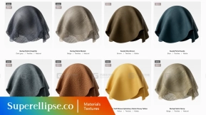 247+ Superellipse - Textiles Texture Collection 4K 纺织品纹理合集 4K