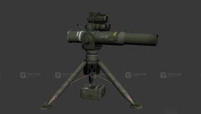 陶式反坦克导弹拖载车 Ats tow 3D model-12