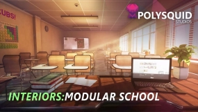【UE】模块化学校资源包  Modular School Pack