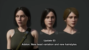 【UE】女性英雄 动作冒险  Female Hero  Action adventure