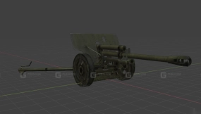 76毫米ZIS-3 3D模型-21 - 76-mm ZIS-3 3D model-21