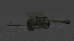76毫米ZIS-3 3D模型-21 - 76-mm ZIS-3 3D model-21