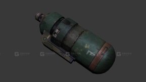 罐式炸弹3D模型-51 - Canister bomb 3D model-51