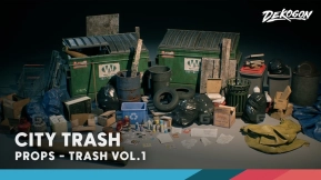 【UE】城市垃圾与废弃物套装（旧版）  City Trash and Waste Set (Legacy Version)