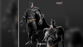 蝙蝠侠绑定与动画  Batman Rig & Animated