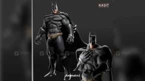 蝙蝠侠绑定与动画  Batman Rig & Animated