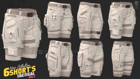 6+女士牛仔短裤