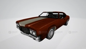 侠盗猎车手罪恶都市（军刀Turbo） - Grand Theft Auto  Vice City (Sabre Turbo) 3D model-79