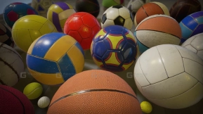 【UE】PBR运动球体材质包  PBR Sport Balls Pack