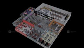 商场 游戏厅 服装店 超市 便利店 Shopping mall arcade clothing store supermarket convenience store