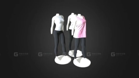 商店人体模型带衬衫 Store Mannequins with Shirts