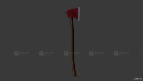消防斧 - Fire axe 3D model-29