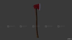 消防斧 - Fire axe 3D model-29