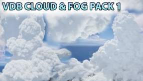 【UE】VDB 云与雾资源包 1  VDB Cloud & Fog Pack 1