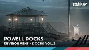 【UE5.4】码头第二卷——鲍威尔码头 模块化低多边形 DOCKS VOL.2 - Powell Dock (Modular  Low Poly)
