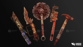 【UE】末日近战武器合集 VOL.1 Post Apocalyptic Melee Weapons VOL.1