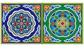 中国古典建筑纹样矢量设计素材