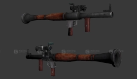 火箭发射器3D模型-99 - Rocket Launcher 3D model-99