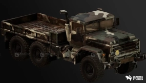 【UE】可驾驶军用卡车  Military Truck  Rigged BP Controllable