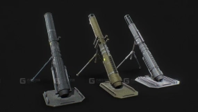 科幻迫击炮组合包 Scifi mortar pack