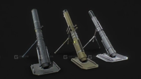 科幻迫击炮组合包 Scifi mortar pack