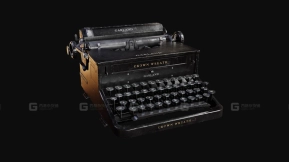 1930年代大型平顶打字机 - 1930s Large Flat-Top Typewriter