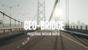 Geo-Bridge程序化现代桥梁版本1.2.1 Geo-Bridge Procedural Modern Bridge v1.2.1