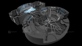 忒弥斯号主舰桥剖视图 USS Theurgy Main Bridge (Cut-Away View)