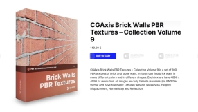 CGAxis砖墙PBR贴图合集
