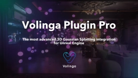Volinga Plugin Pro 插件支持在虚幻引擎中对3DGS数据进行重新光照处理