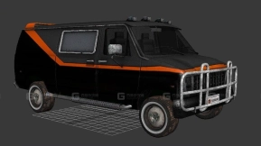 卡车火墙款 - Truck Fire wall 3D model-7