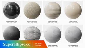 72+ Superellipse - Stone Texture Collection 4K 石材纹理合集 4K