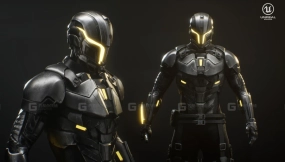 【UE】赛博科幻机械忍者人物角色 Cyber Ninja