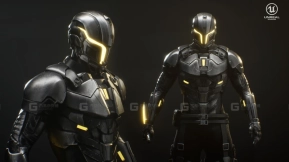 【UE】赛博科幻机械忍者人物角色 Cyber Ninja