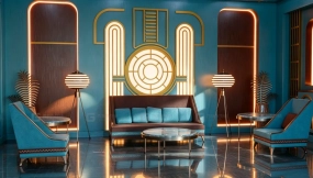 装饰艺术风格角落 Art Deco Nook