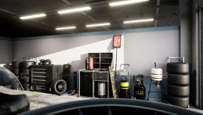 【UE】赛车维修区和车库  Racing Pit Lane and Garage