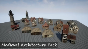 【UE】中世纪建筑包  Medieval Architecture Pack
