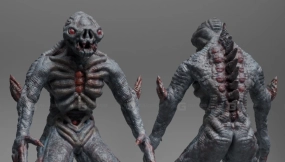 恐怖生物怪物（已绑定）  Spooky Creature Monster (Rigged)