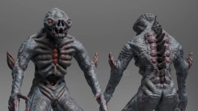 恐怖生物怪物（已绑定）  Spooky Creature Monster (Rigged)