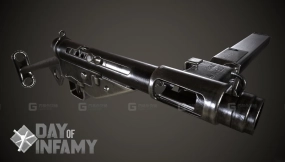 斯登Mk.II冲锋枪-Sten Mk.II 3D model-1
