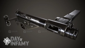 斯登Mk.II冲锋枪-Sten Mk.II 3D model-1